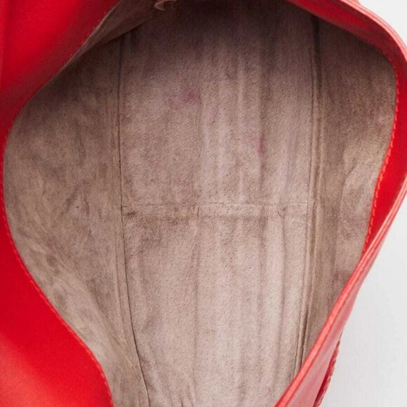 Bottega Veneta Red Intrecciato Nappa Leather Rialto Bag - Picture 7 of 11